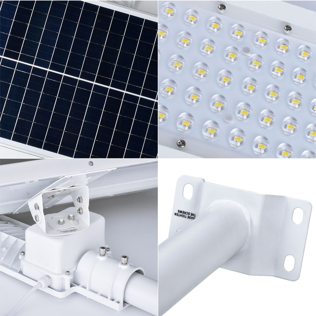 Luz de calle solar LED de dos modos de 3000Lm para uso en exteriores